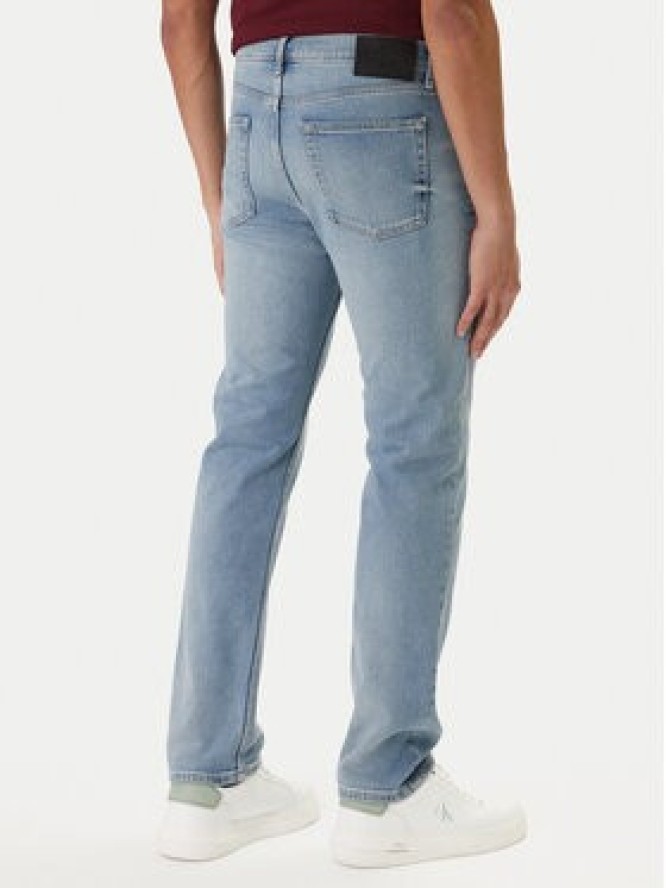 Calvin Klein Jeansy LV04RD900G Niebieski Slim Fit