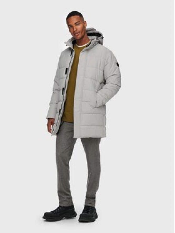 Only & Sons Kurtka zimowa Carl Long 22020156 Szary Regular Fit