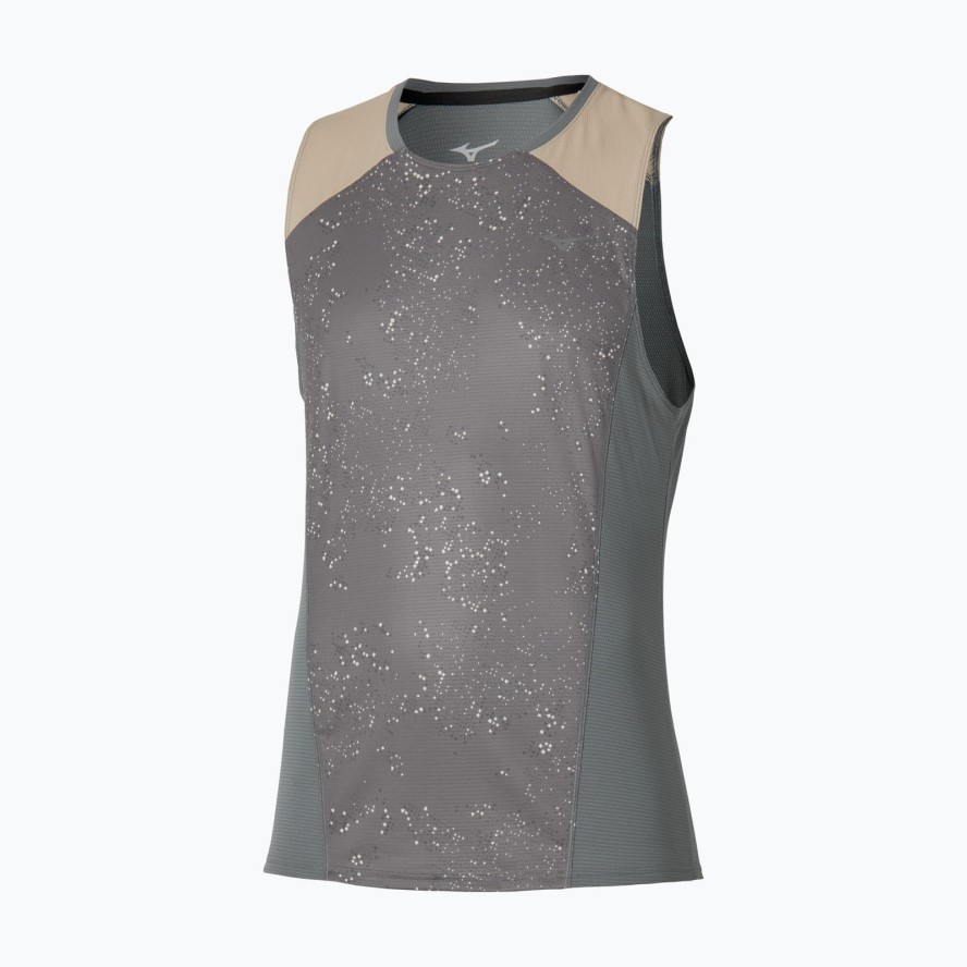 Koszulka do biegania męska Mizuno Active DryAeroFlow Graphic Tank Top