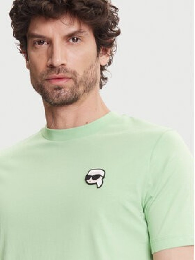 KARL LAGERFELD T-Shirt 755710 552224 Zielony Regular Fit