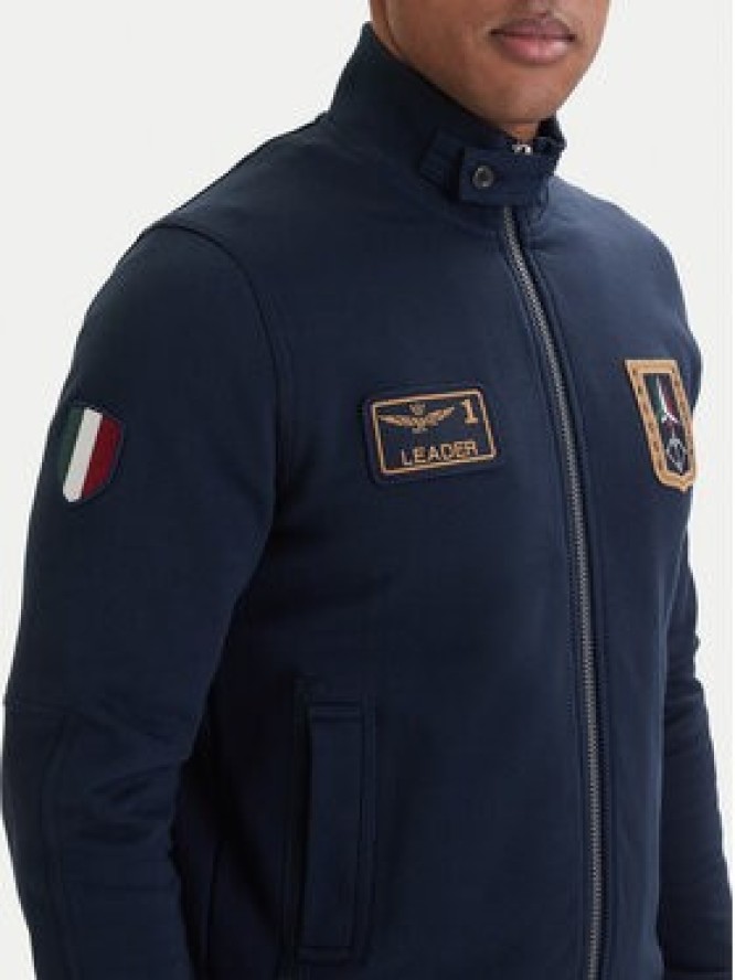 Aeronautica Militare Bluza 261FE2102UF00679 Granatowy Regular Fit