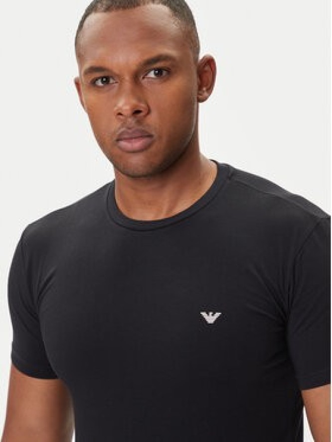 Emporio Armani Underwear T-Shirt EM000379 AF14133 UC001 Czarny Fitted Fit