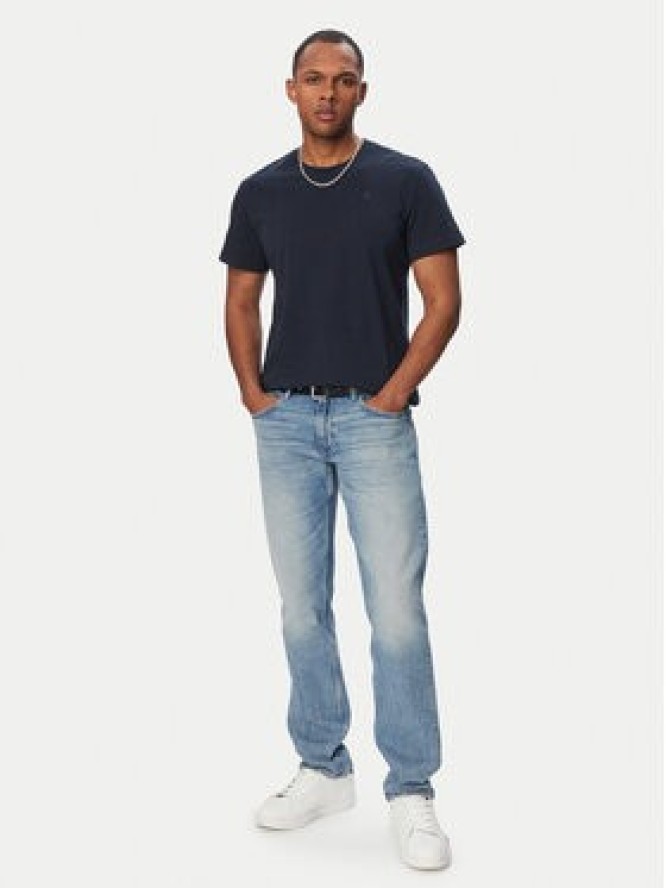 G-Star Raw T-Shirt Base-S D16411-336 Granatowy Regular Fit