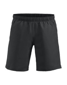 clique Hollis Szorty sportowe unisex czarno-białe 100% poliester – black/white