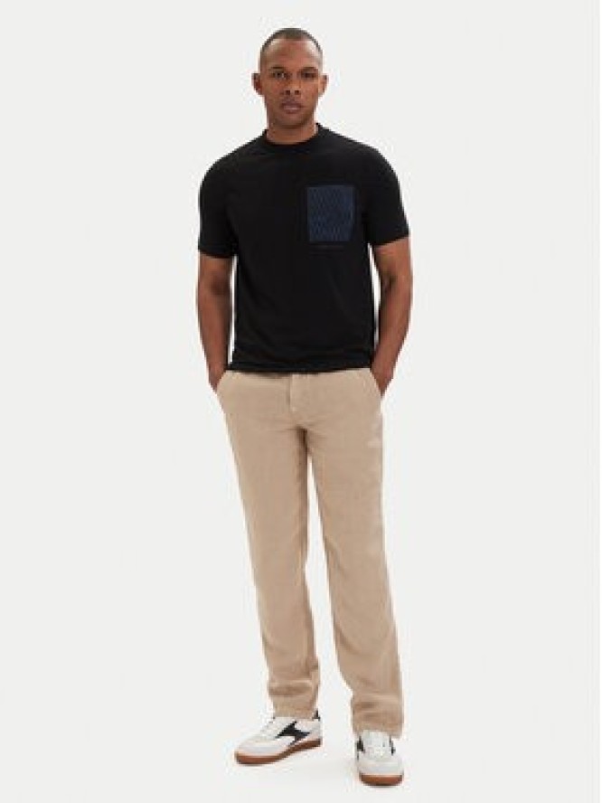 KARL LAGERFELD Chinosy 265358 562818 Beżowy Regular Fit