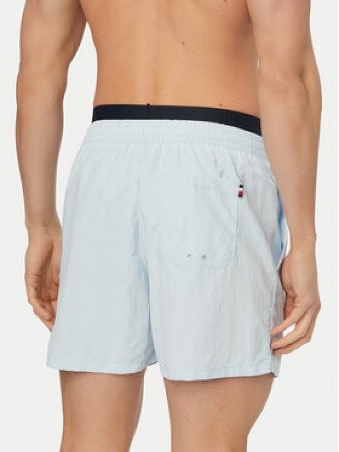Tommy Hilfiger Szorty kąpielowe UM0UM03749 Niebieski jasny Regular Fit