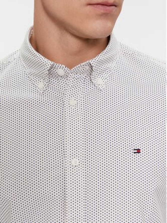 Tommy Hilfiger Koszula Oxford MW0MW33778 Niebieski Slim Fit