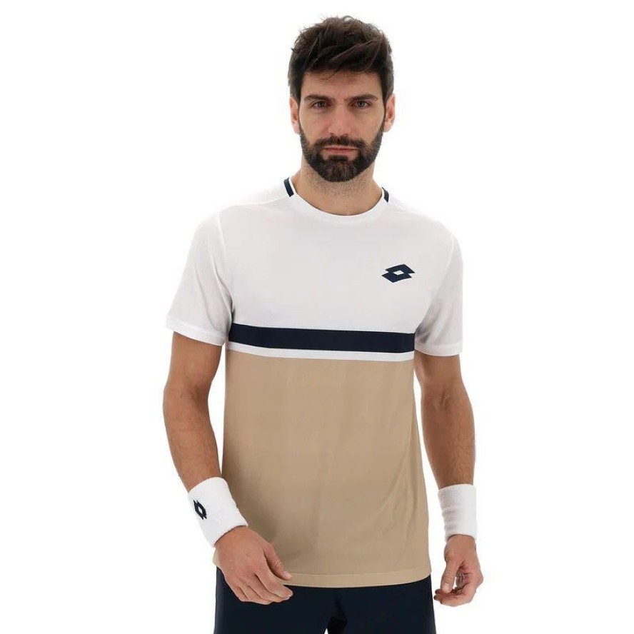 Koszulka tenisowa męska Lotto Tech V-D1 Tee