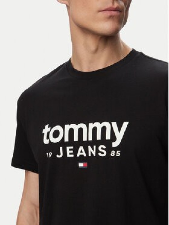 Tommy Jeans T-Shirt Graphic DM0DM23376 Czarny Slim Fit