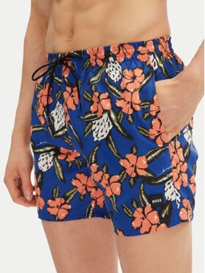 BOSS Szorty kąpielowe Piranha 50508844 Niebieski Regular Fit