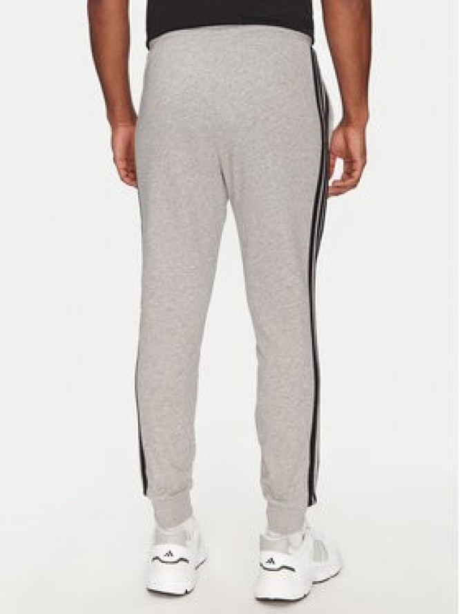 adidas Spodnie dresowe Essential 3-Stripes JE6346 Szary Regular Fit