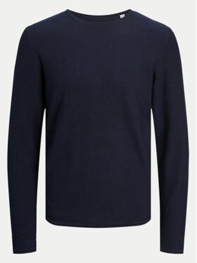 Jack & Jones Sweter Cooper 12258407 Granatowy Regular Fit
