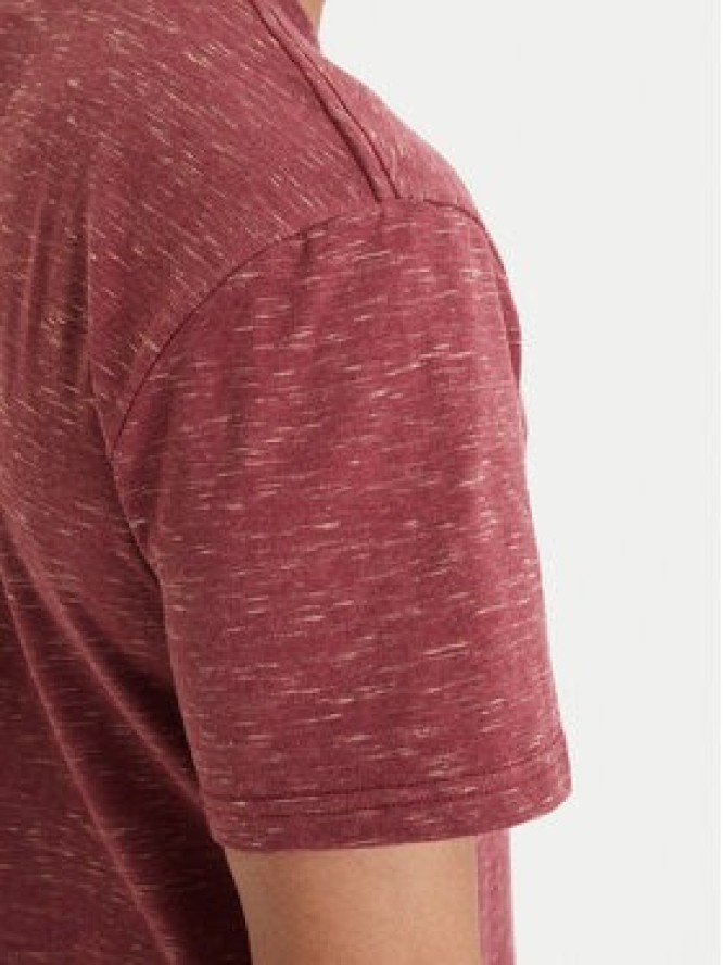 Quiksilver T-Shirt EQYKT04416 Bordowy Regular Fit