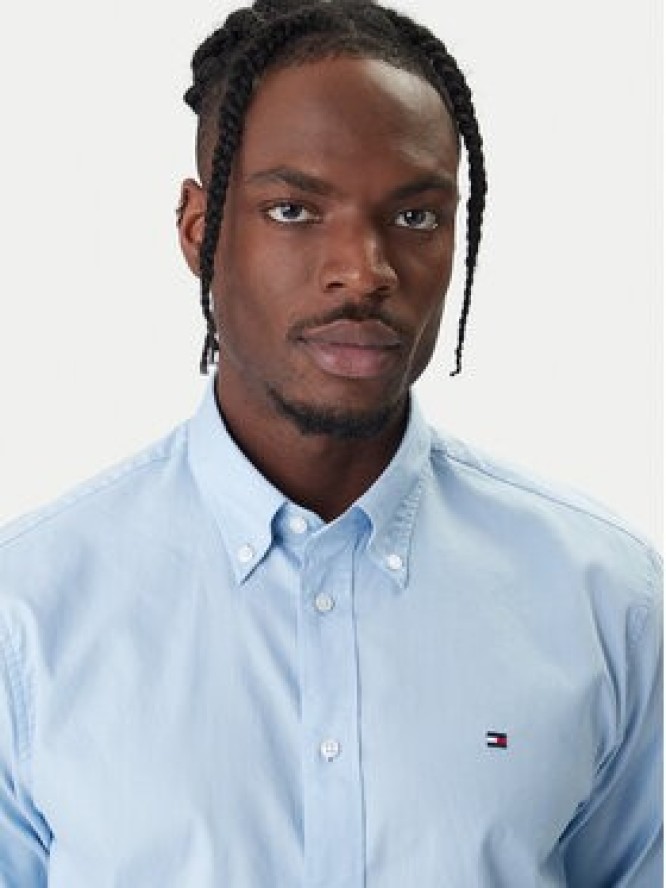 Tommy Hilfiger Koszula MW0MW40529 Błękitny Regular Fit