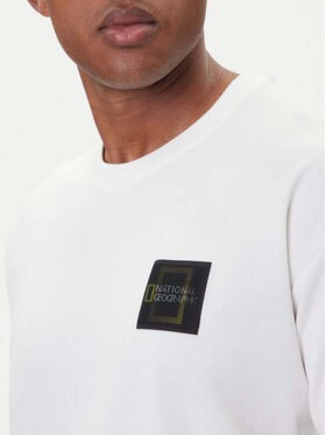 adidas T-Shirt National Geographic Graphic KC5417 Biały Regular Fit