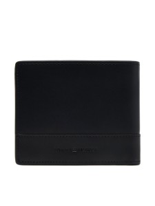 Tommy Hilfiger Portfel Th Corp Cc And Coin AM0AM13245 Czarny