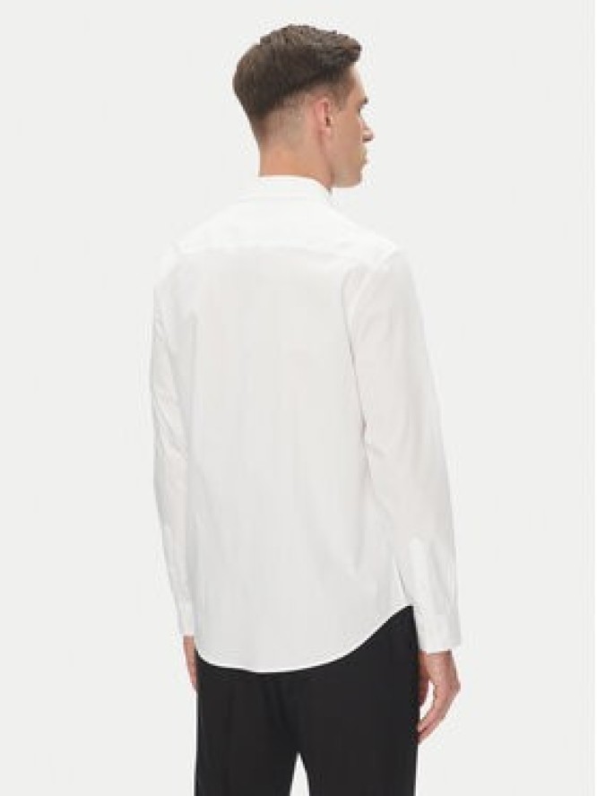 Calvin Klein Koszula LV04LB148G Biały Slim Fit