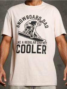 Koszulka z nadrukiem zimowym - beżowy