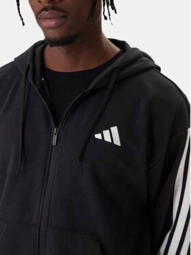 adidas Bluza Essentials 3-Stripes JD1877 Czarny Regular Fit
