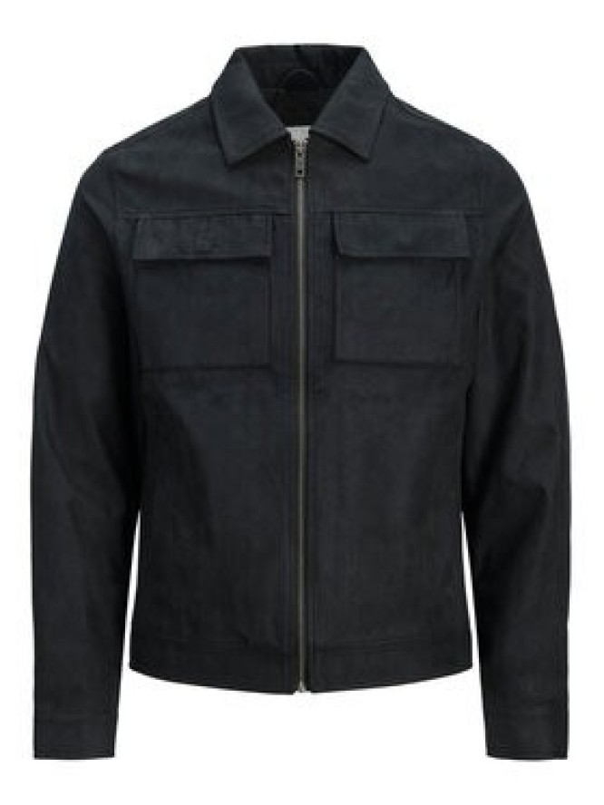 Jack & Jones Kurtka z imitacji skóry 12213082 Czarny Regular Fit