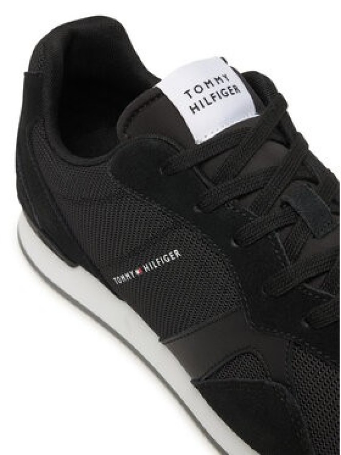 Tommy Hilfiger Sneakersy Runner Icon Mix FM0FM05679 Czarny