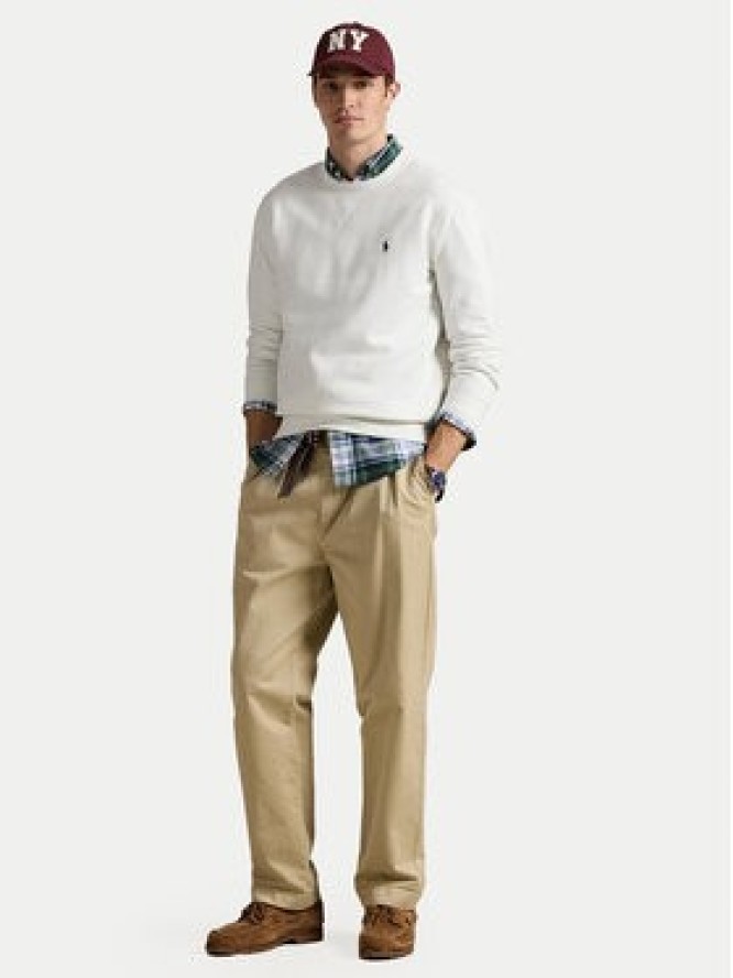 Polo Ralph Lauren Bluza Lsl 710766772009 Biały Regular Fit