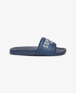 superdry klapki Destination Pool z wyściełanym paskiem – Mariner Navy
