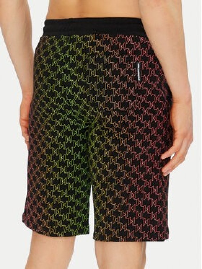KARL LAGERFELD Szorty sportowe 705401 552917 Czarny Regular Fit