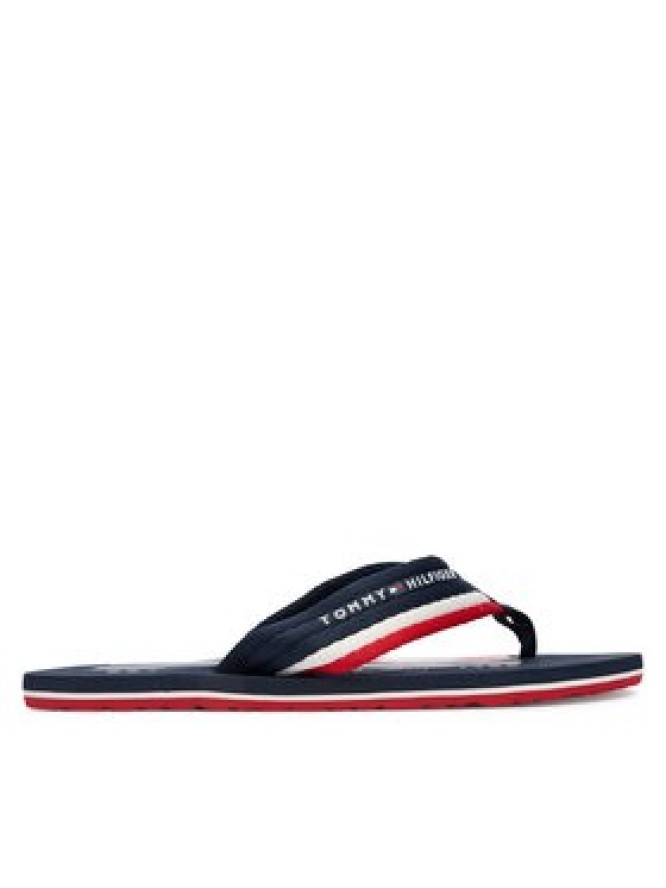 Tommy Hilfiger Japonki Patch Hilfiger Beach Sandal FM0FM05903 Granatowy