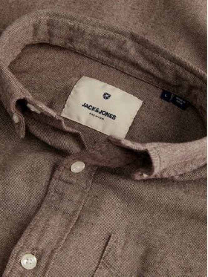 Jack & Jones Koszula Blubrook 12282353 Beżowy Regular Fit