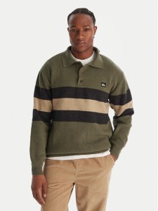 Quiksilver Sweter Cooper EQYSW03331 Zielony Regular Fit