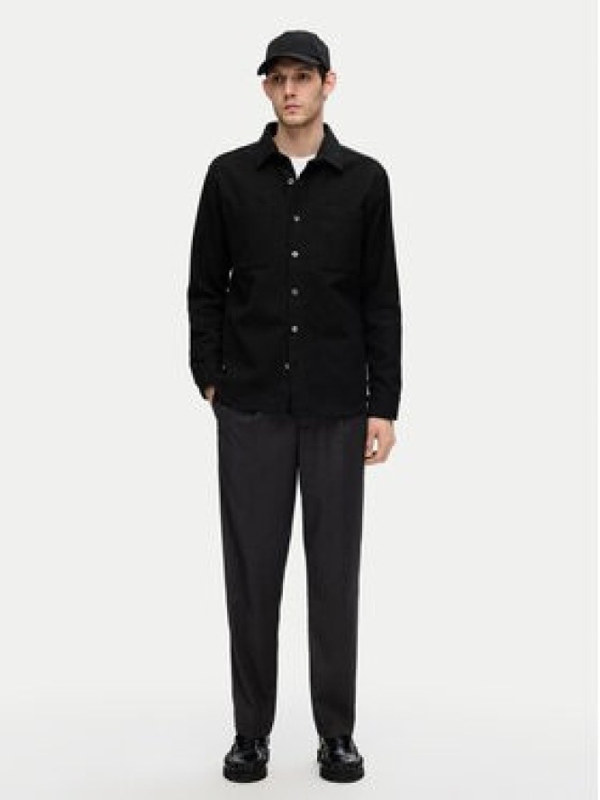 Selected Homme Spodnie materiałowe 16094358 Czarny Tapered Fit