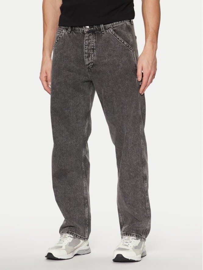 Jack & Jones Jeansy Eddie 12269505 Szary Loose Fit