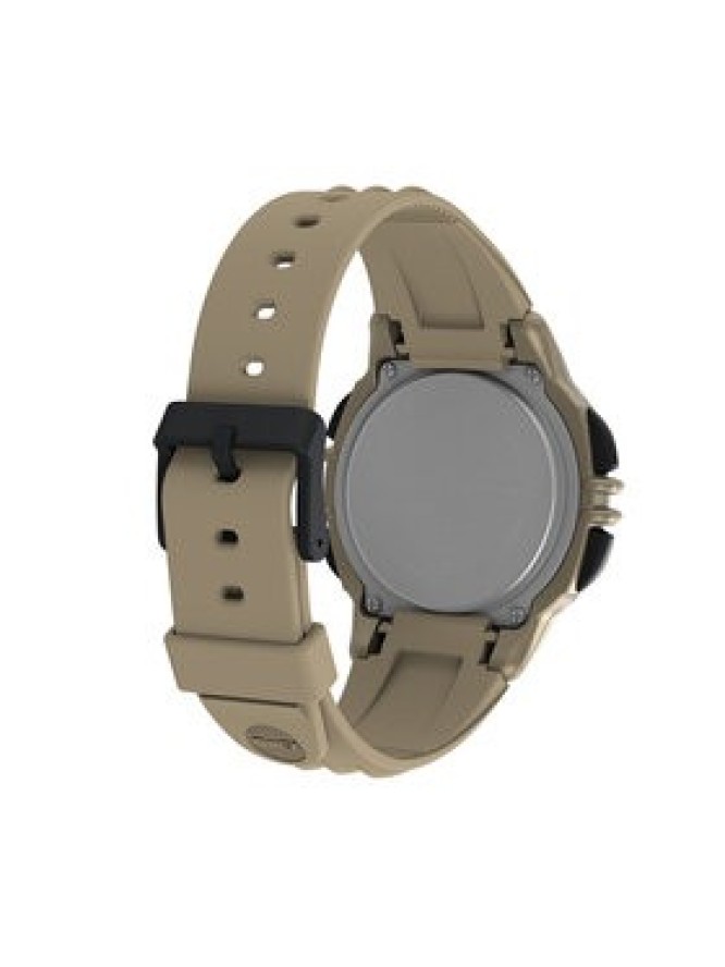 Timex Zegarek Ironman Flix 100 Lap TW5M63100 Beżowy