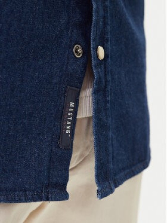 Mustang Koszula jeansowa Duver 1016950 Granatowy Regular Fit
