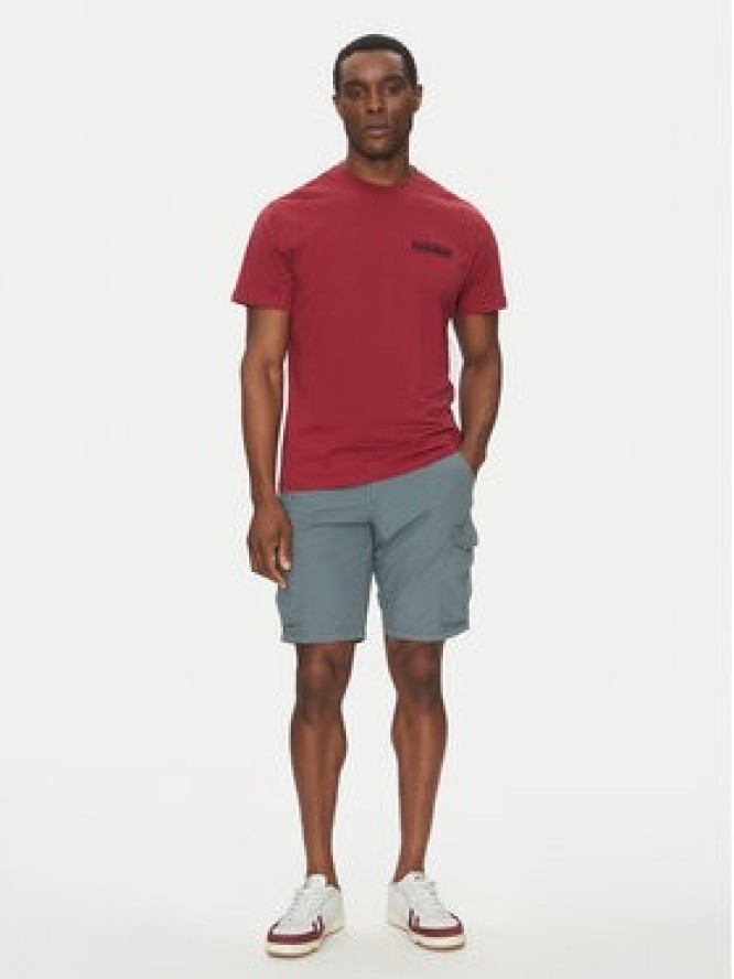 Napapijri T-Shirt S-Vignoni NP0A4ILX Czerwony Regular Fit