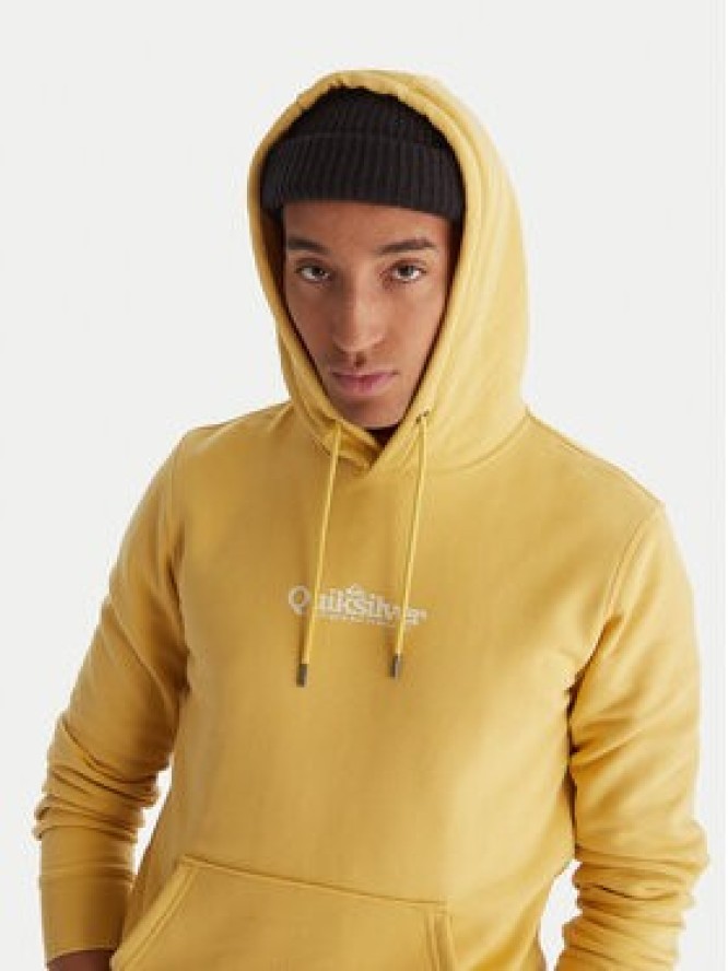 Quiksilver Bluza Screen Fleece Fineline EQYFT05136 Żółty Regular Fit