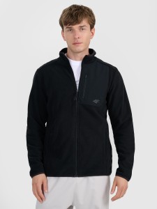 4F Polar ze stójką regular męski - czarny L