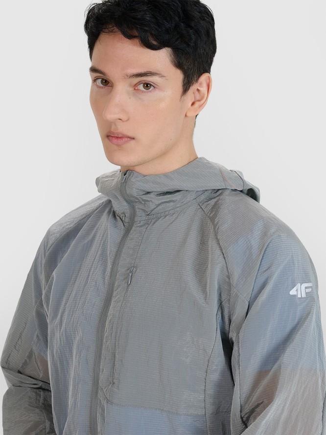 4F Kurtka do biegania Ultralight męska - szara L