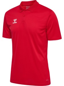 Koszulka poliestrowa sportowa Hummel Essential 24 Polo czerwona
