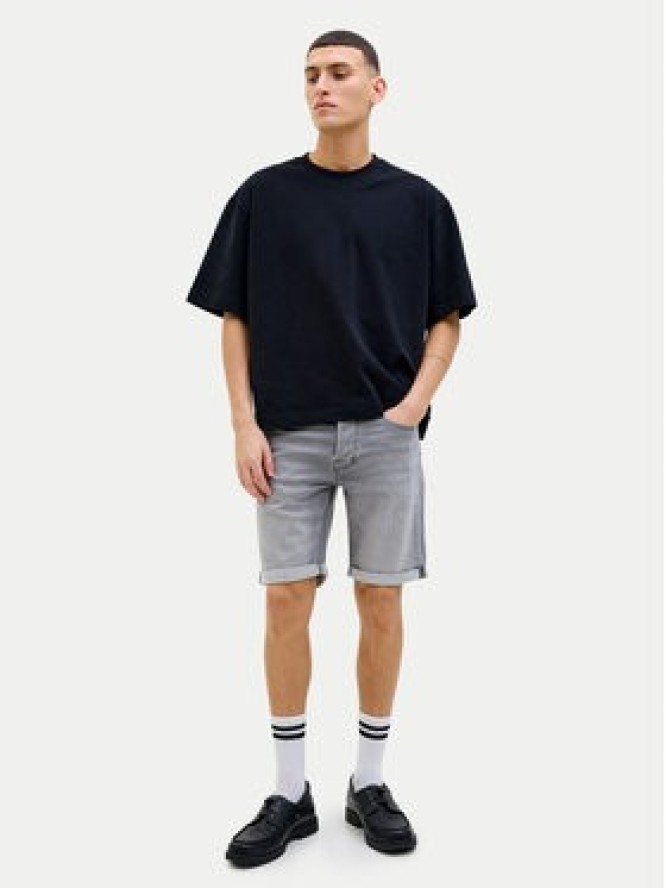 Jack & Jones Szorty jeansowe Rick 12269502 Szary Regular Fit