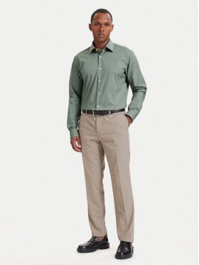 BOSS Koszula 50473265 Zielony jasny Regular Fit