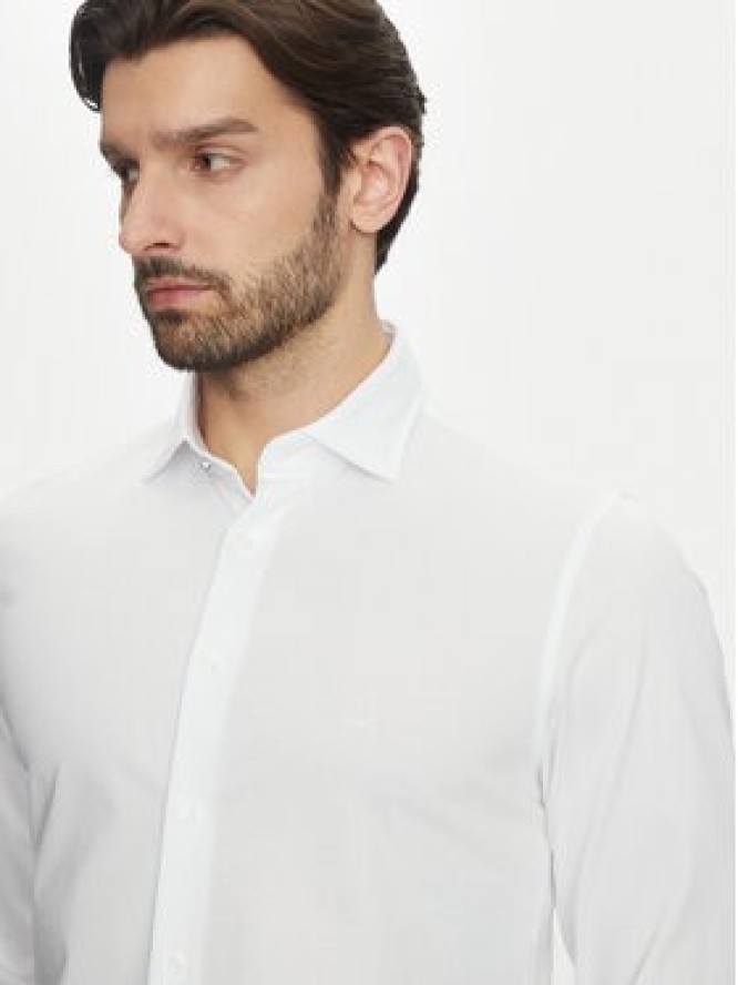 Michael Kors Koszula MD0MD91498 Biały Slim Fit