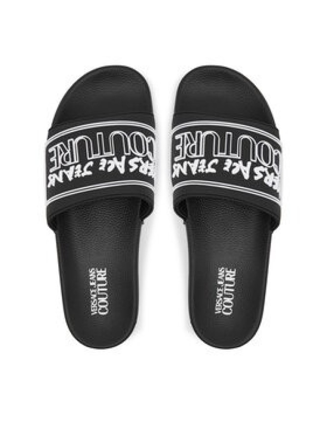 Versace Jeans Couture Klapki 79YA3SQ3 ZSC22 899 Czarny