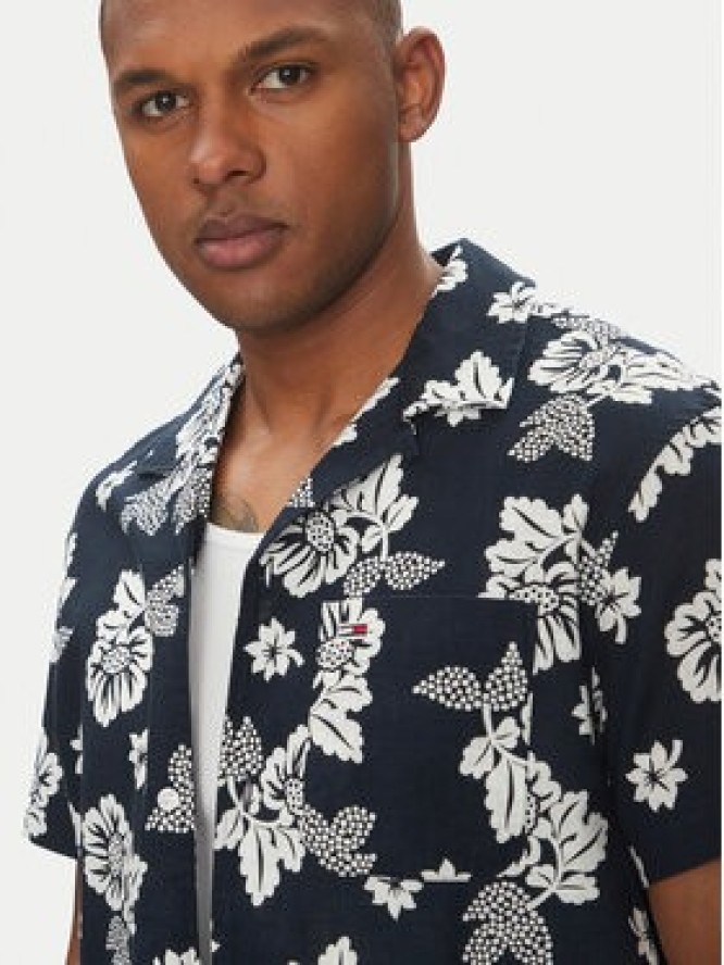 Tommy Jeans Koszula DM0DM21351 Granatowy Regular Fit