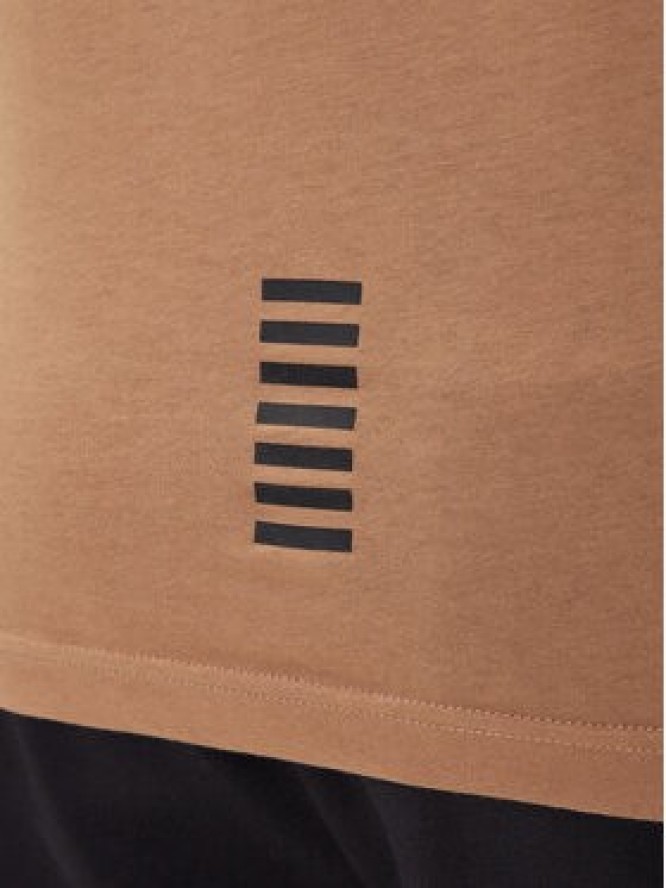 EA7 Emporio Armani T-Shirt 8NPT25 PJVPZ U6171 Beżowy Regular Fit