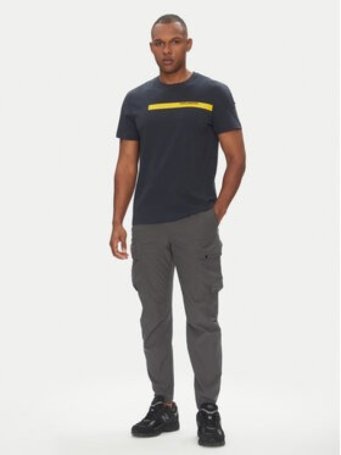 Parajumpers T-Shirt Tape 25SMPMTSIT01 Granatowy Regular Fit