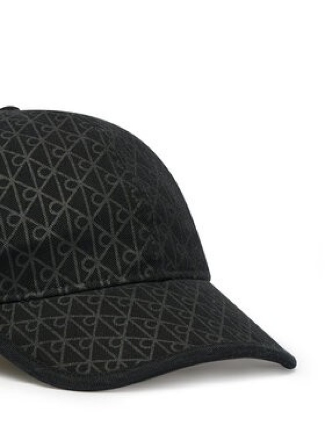 Calvin Klein Czapka z daszkiem Emblem Print W Leather Patch Cap LV04D5029G Czarny