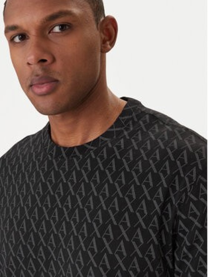 Armani Exchange T-Shirt XM001228 AF10356 FC026 Czarny Regular Fit
