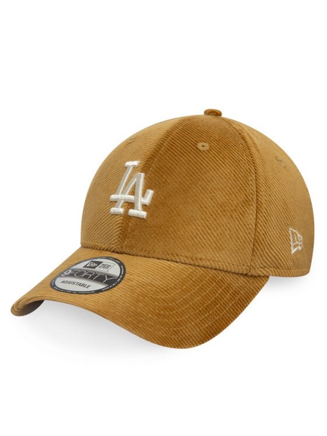 New Era Czapka z daszkiem La Dodgers Cord 9Forty 60595256 Brązowy